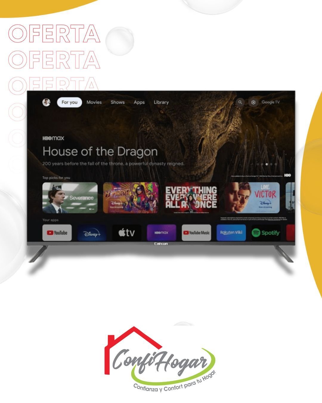 Confihogar TV Caixun