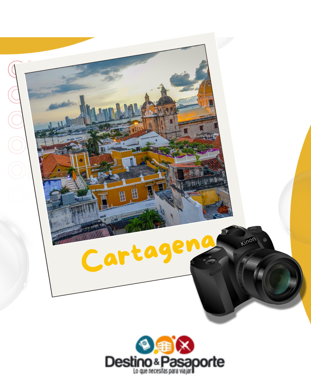 Destino y pasaporte Cartagena