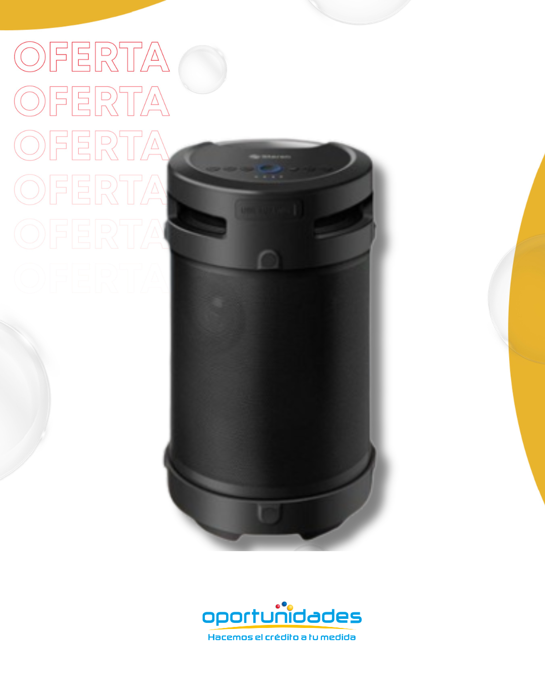 Oportunidades Parlante Negro