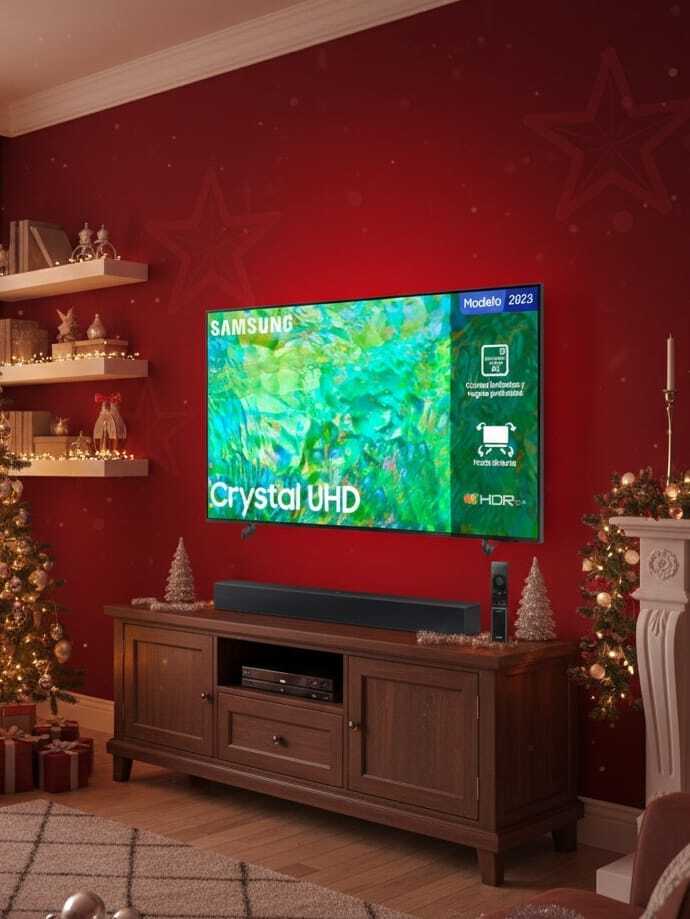 TV SAMSUNG SMART TV 4K de 50 PULGADAS + Barra de sonido